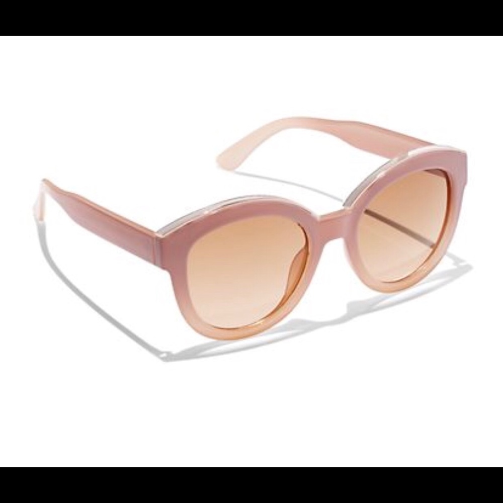 Blush-Hued Cat Eye Sunglasses